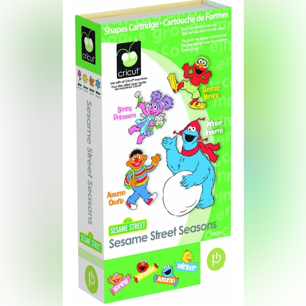 Cricut SESAME STREET SEASONS shape